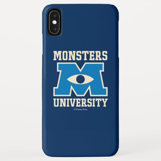 Monsters University Blue Logo Case-Mate iPhone Case (Back)