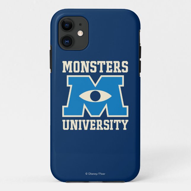 Monsters University Blue Logo Case-Mate iPhone Case (Back)