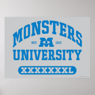 Monsters University - Est. 1313 Poster