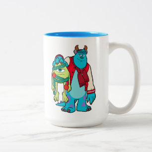 Monsters University   Mike & Sulley Holiday Cheer Two-Tone Coffee Mug
