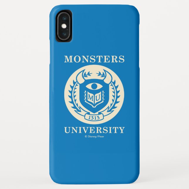 Monsters University MU Seal - Dark Case-Mate iPhone Case (Back)