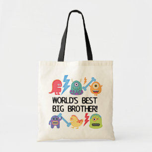 Monsters World's Best Big Brother Tote Bag