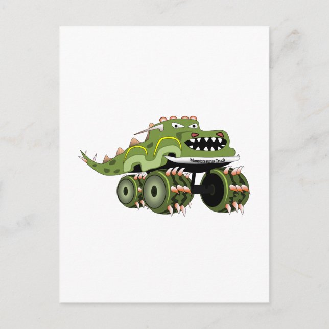 Monstersaurus Truck Postcard (Front)