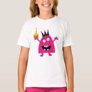 Monstre effrayant d'amusement utilisant le T-shirt