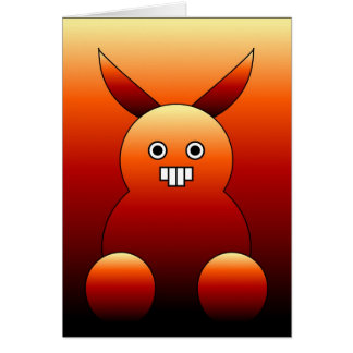 Monstre effrayant de lapin