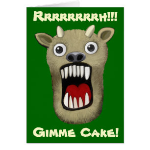 Monstre effrayant - gâteau de Gimme