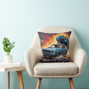 Monstre Et Muscle Classique Décor Lance Oreiller