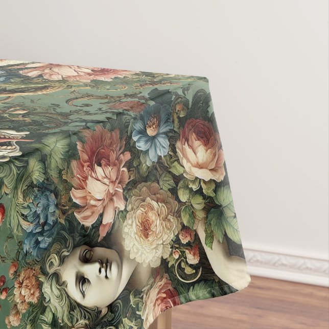 Monstres au Paradis – Gothic Large Pattern Tablecloth (In Situ)