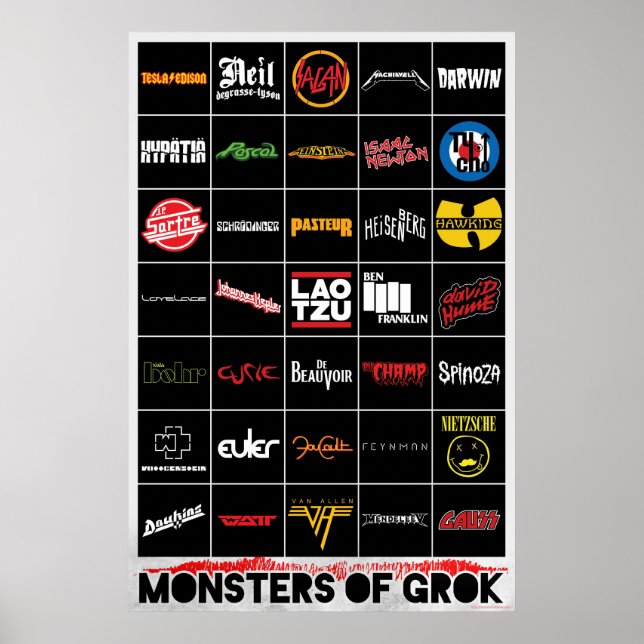 Monstres de Grok Poster (Devant)