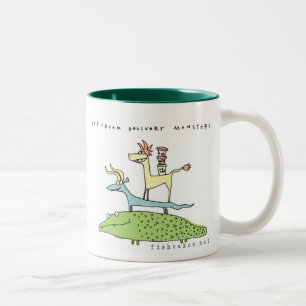 Monstres de la livraison de crème glacée - tasses