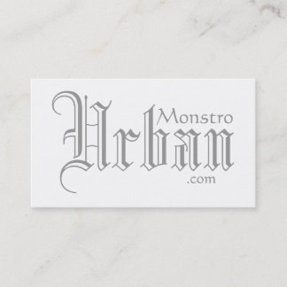 Monstro Urban.com business cards