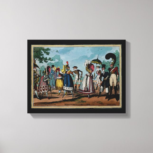 Monstrosities of 1818 ~ 14.67x11 .75 Thick Canvas (Front)