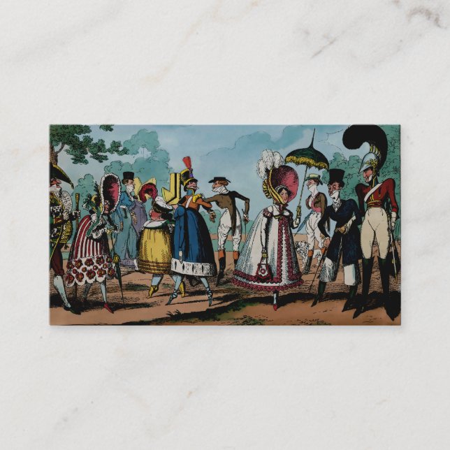 Monstrosities of 1818 ~ Business Card (Front)