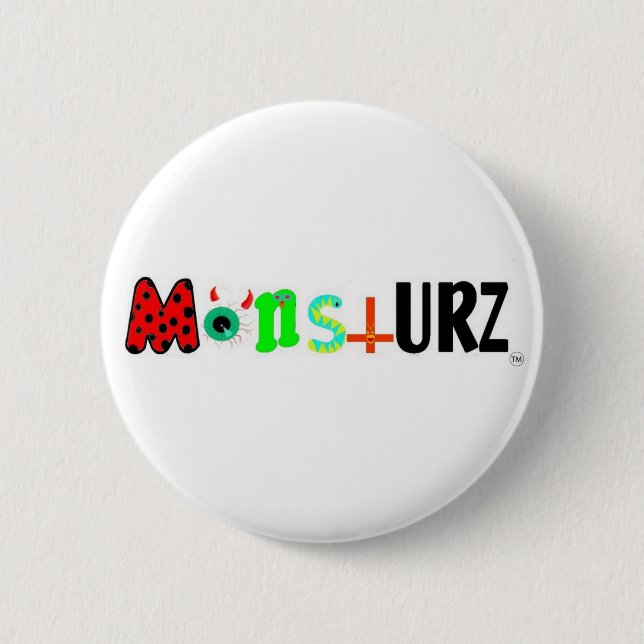monstURZ 2 Inch Round Button (Front)