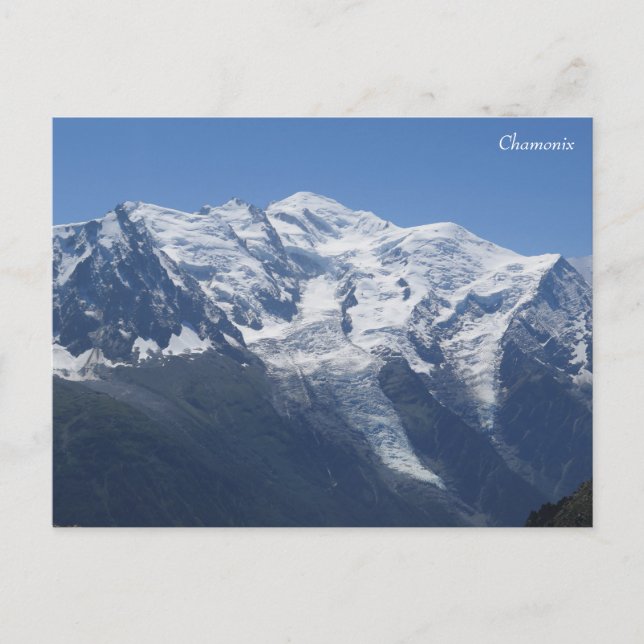 Mont Blanc Chamonix Postcard (Front)