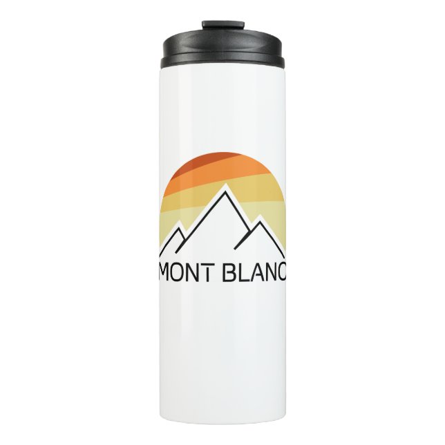 Mont Blanc France Retro Thermal Tumbler (Front)