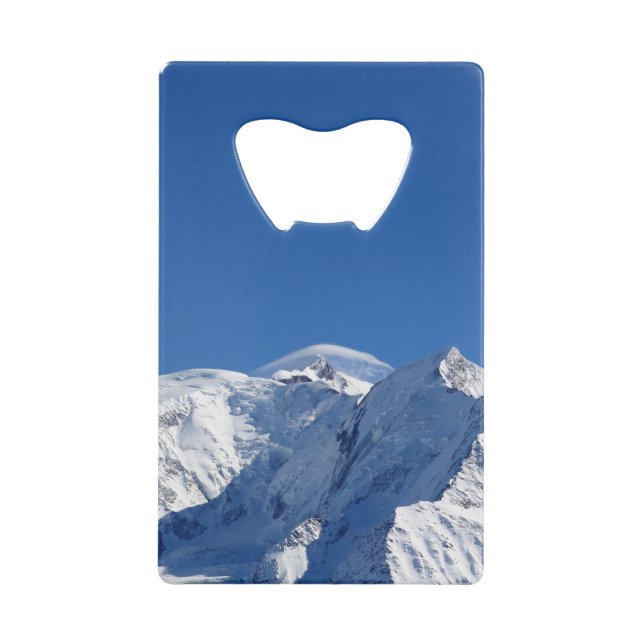Mont Blanc Massif Credit Card Bottle Opener (Front)
