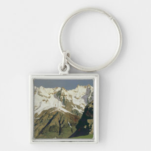 Mont Blanc Mountains, 1897 Keychain