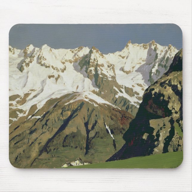 Mont Blanc Mountains, 1897 Mouse Pad (Front)