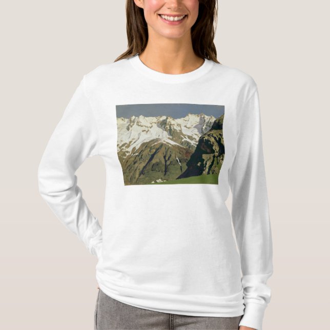 Mont Blanc Mountains, 1897 T-Shirt (Front)