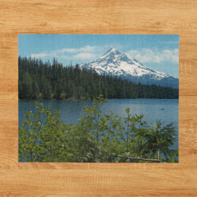 Mont Hood Paysage Photo Jigsaw Puzzle (In Situ)