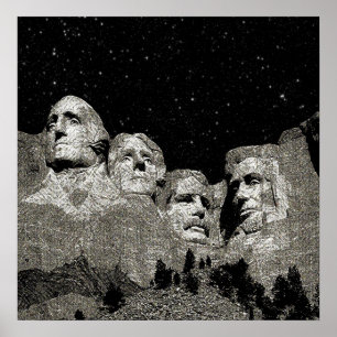 Mont Rushmore, affiche
