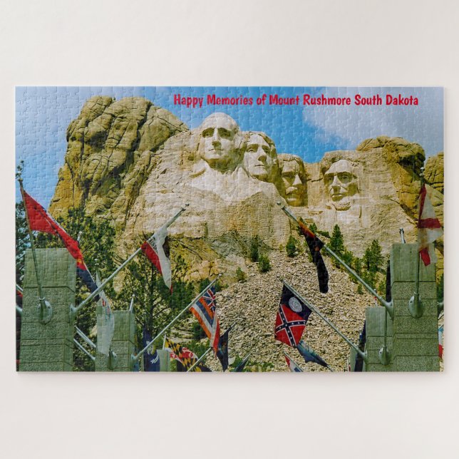 Mont Rushmore Dakota du Sud. Jigsaw Puzzle (Horizontal)