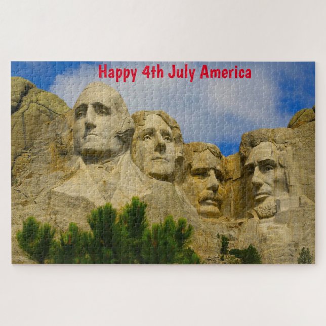 Mont Rushmore Dakota du Sud Jigsaw Puzzle (Horizontal)
