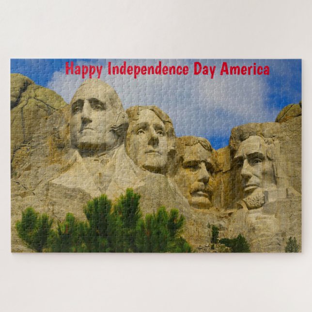 Mont Rushmore Dakota du Sud Jigsaw Puzzle (Horizontal)