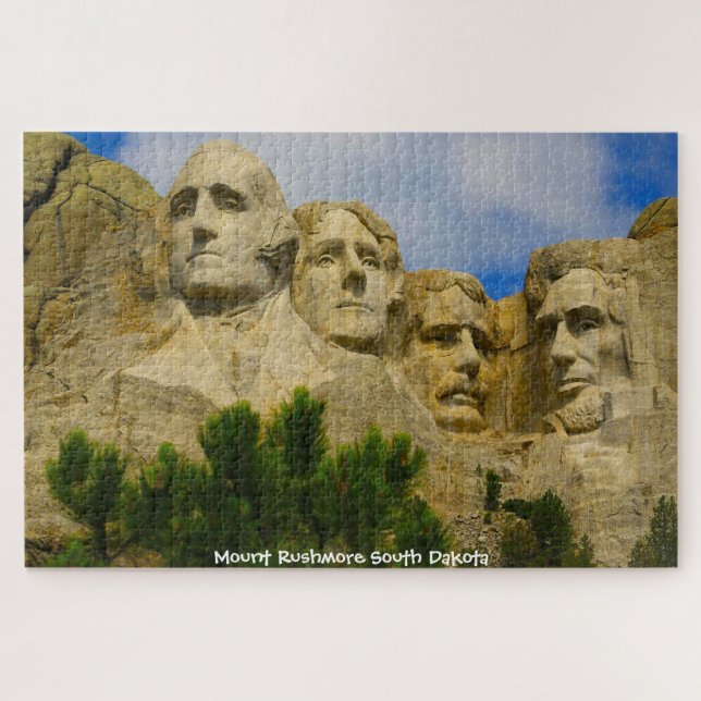 Mont Rushmore Dakota du Sud Puzzle (Horizontal)