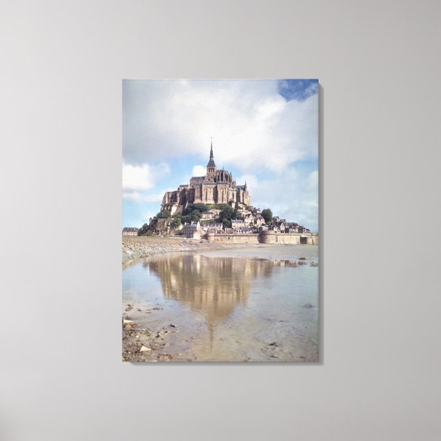 Mont Saint-Michel Canvas Print (Front)
