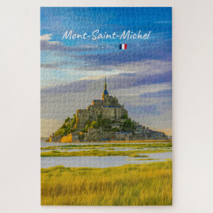 Mont-Saint-Michel, France - Medieval Abbey Jigsaw Puzzle