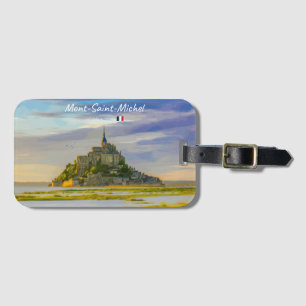 Mont-Saint-Michel, France - Medieval Abbey Luggage Tag