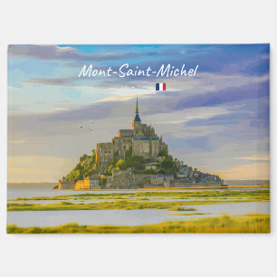 Mont-Saint-Michel, France - Medieval Abbey Magnet