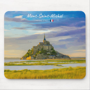 Mont-Saint-Michel, France - Medieval Abbey Mouse Pad