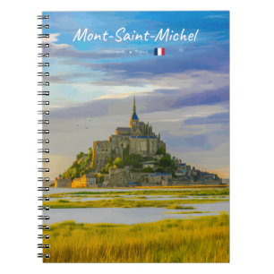 Mont-Saint-Michel, France - Medieval Abbey Notebook