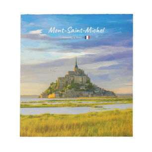 Mont-Saint-Michel, France - Medieval Abbey Notepad