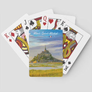 Mont-Saint-Michel, France - Medieval Abbey Playing Cards