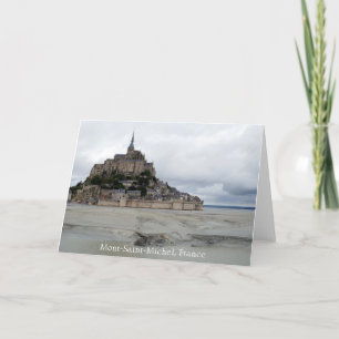 Mont-Saint-Michel Low Tide, Normandy, France -  Card