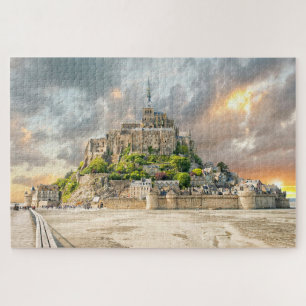 Mont-Saint-Michel, Normandy, France Jigsaw Puzzle
