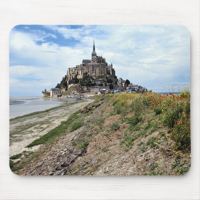 Mont-Saint-Michel, Normandy, France Mouse Pad (Front)