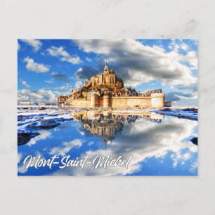 Mont-Saint-Michel, Normandy, France Postcard