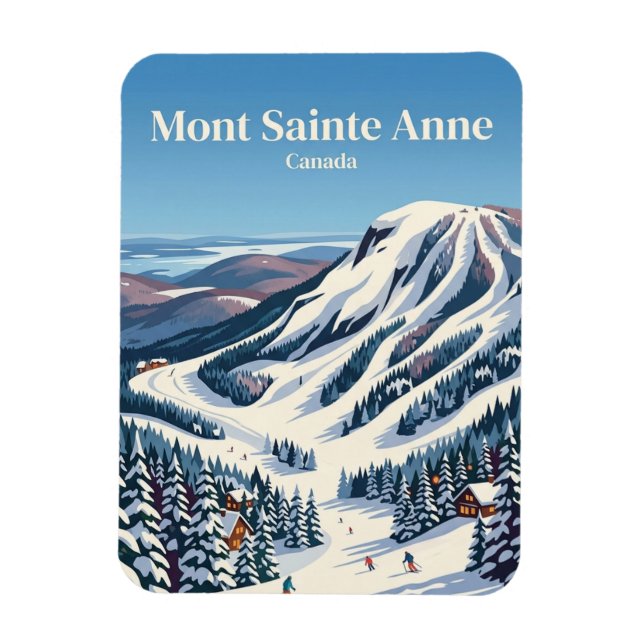 Mont Sainte Anne Canada Magnet (Vertical)