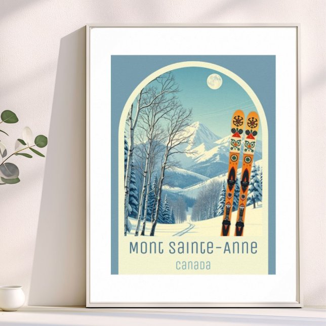 Mont Sainte-Anne Canada ski resort  Poster (Creator Uploaded)