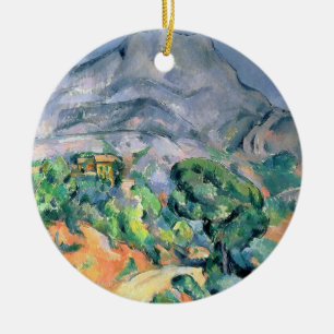 Mont Sainte-Victoire, 1900 Ceramic Ornament
