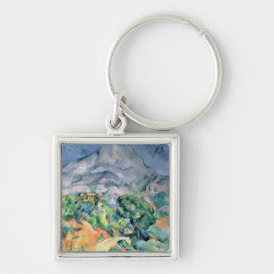 Mont Sainte-Victoire, 1900 Keychain