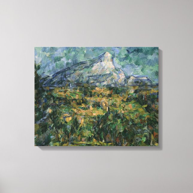 Mont Sainte-Victoire, 1904-05 Canvas Print (Front)