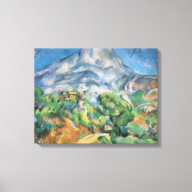 Mont Sainte Victoire Above Tholonet, Paul Cezanne Canvas Print (Front)