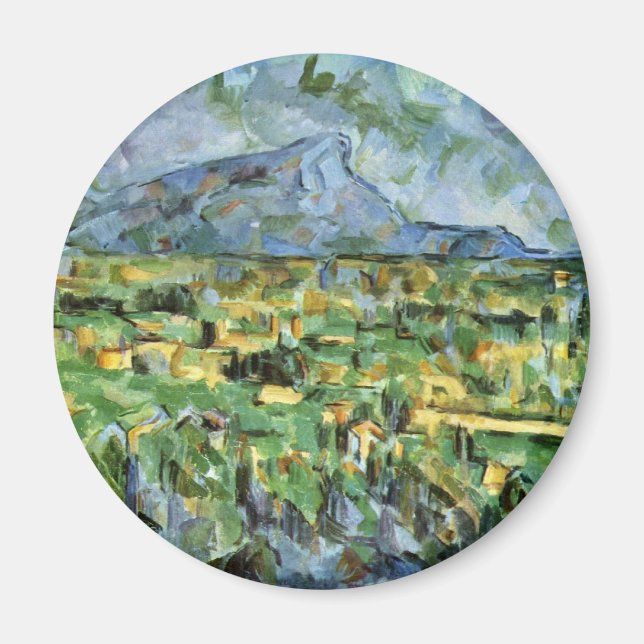 Mont Sainte-Victoire By Paul Cézanne (Best Quality Magnet (Front)