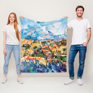 Mont Sainte-Victoire, Paul Cezanne Fleece Blanket